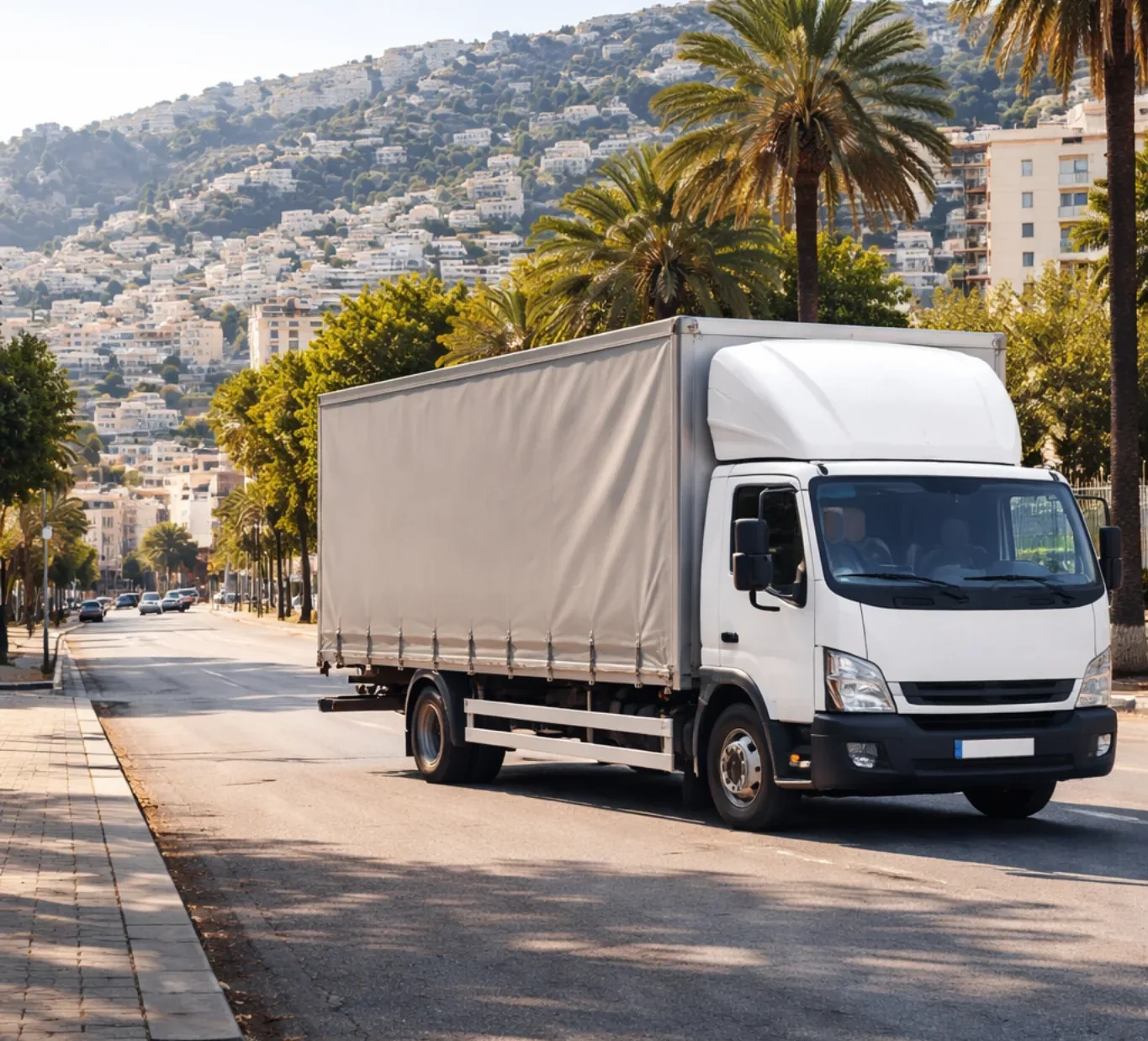 Грузовик на улице Хайфы